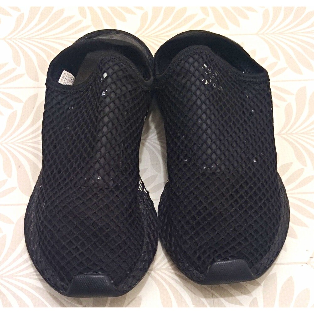adidas Deerupt Runner Double Black Men’s Slip-On Mesh Sneakers Size 8 B41768